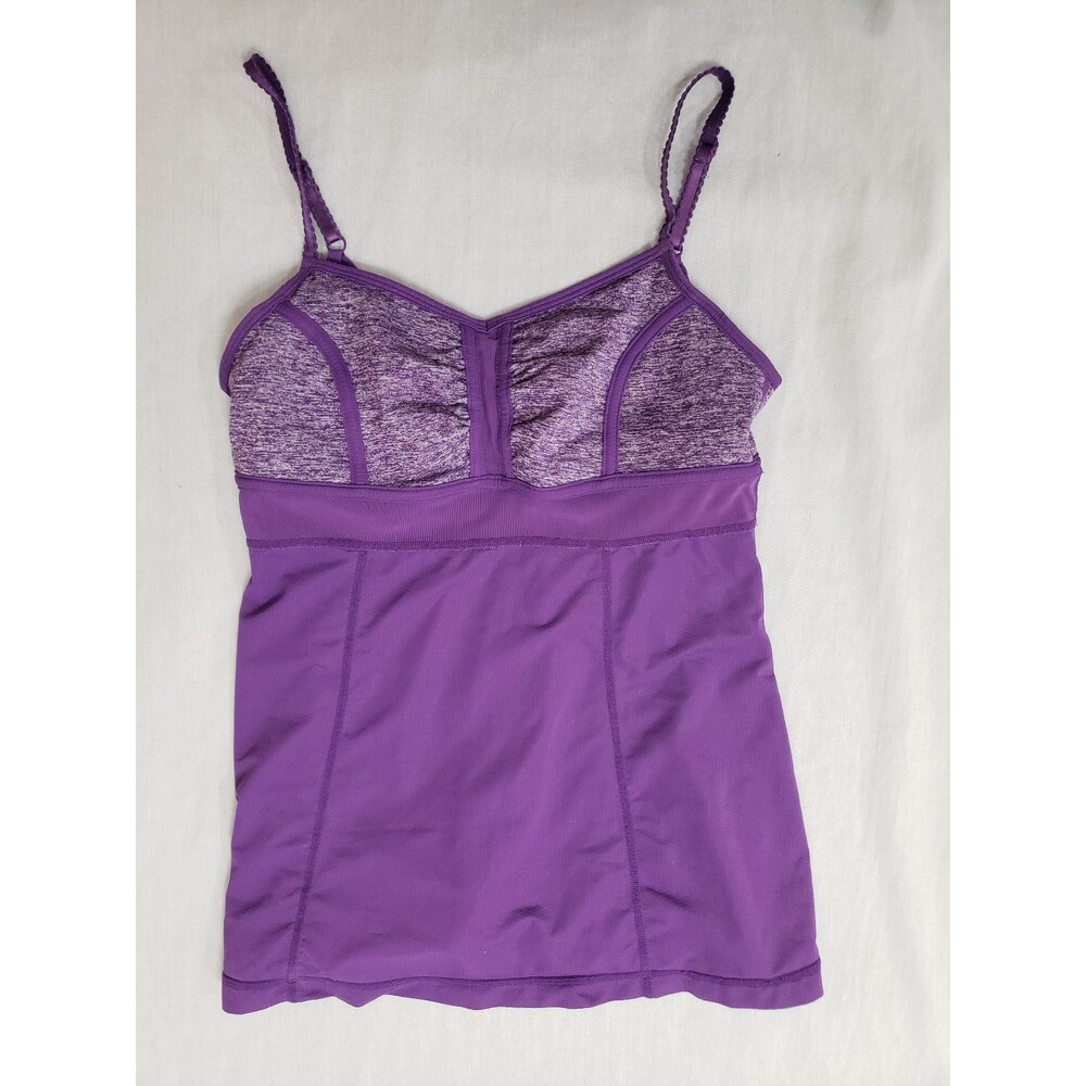 ZELLA WOMENS ATHLETIC TANK TOP WITH BUILT BRA SIZE S